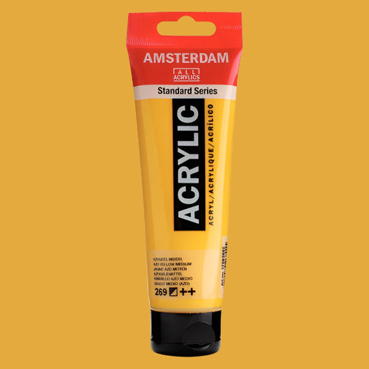 Amsterdam Acrylic Azo Yellow Medium 120ml
