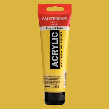 Amsterdam Acrylic Transp Yellow Medium 120ml