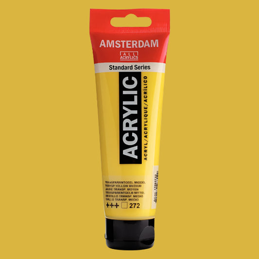 Amsterdam Acrylic Transp Yellow Medium 120ml