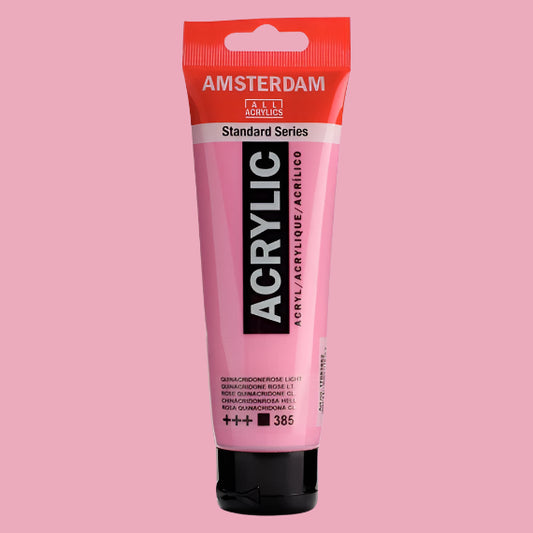 Amsterdam Acrylic Quinacridone Rose LT 120ml