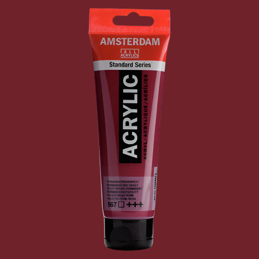 Amsterdam Acrylic Perm Red Violet 120ml