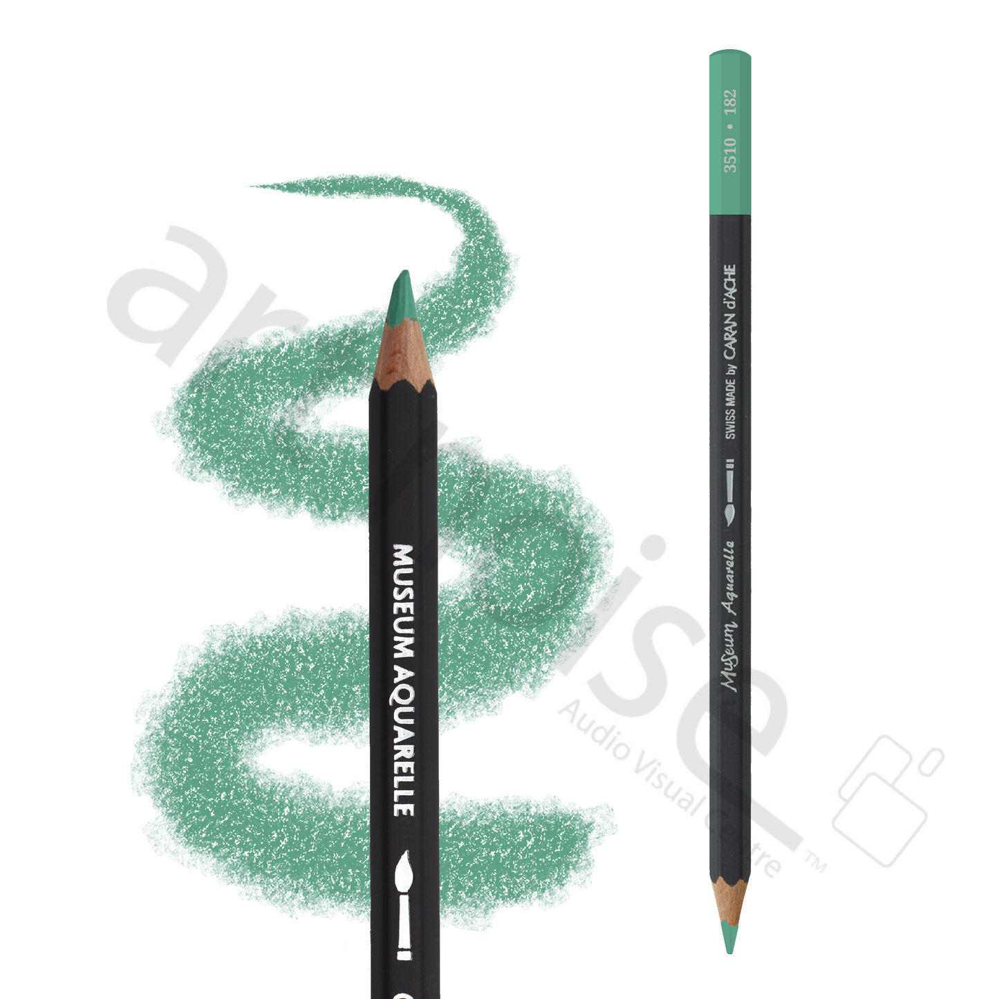 Caran d'Ache - Museum Watercolour Pencil - Blues & Greens
