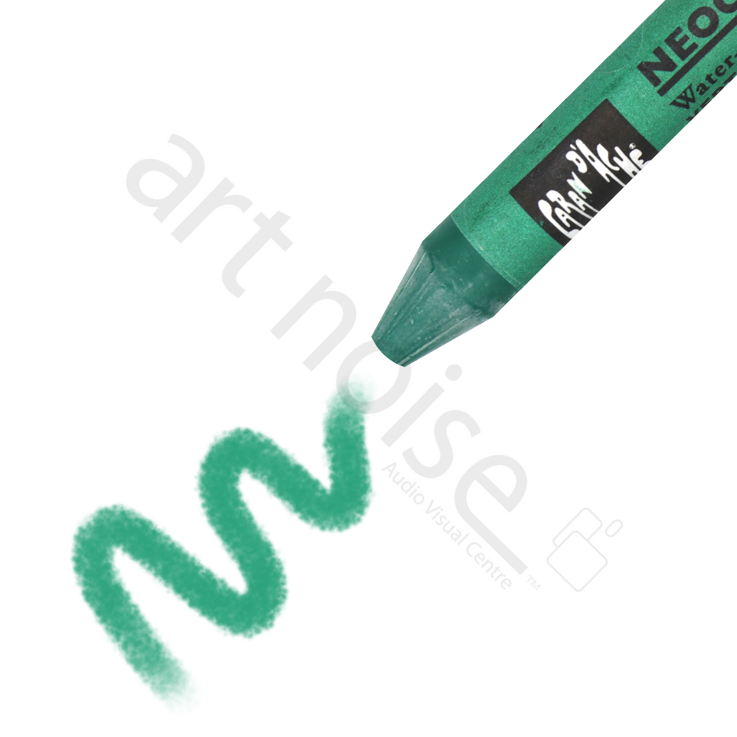 Caran d'Ache - Classic Neocolor II Water Soluble Wax Crayon - Blues and Greens