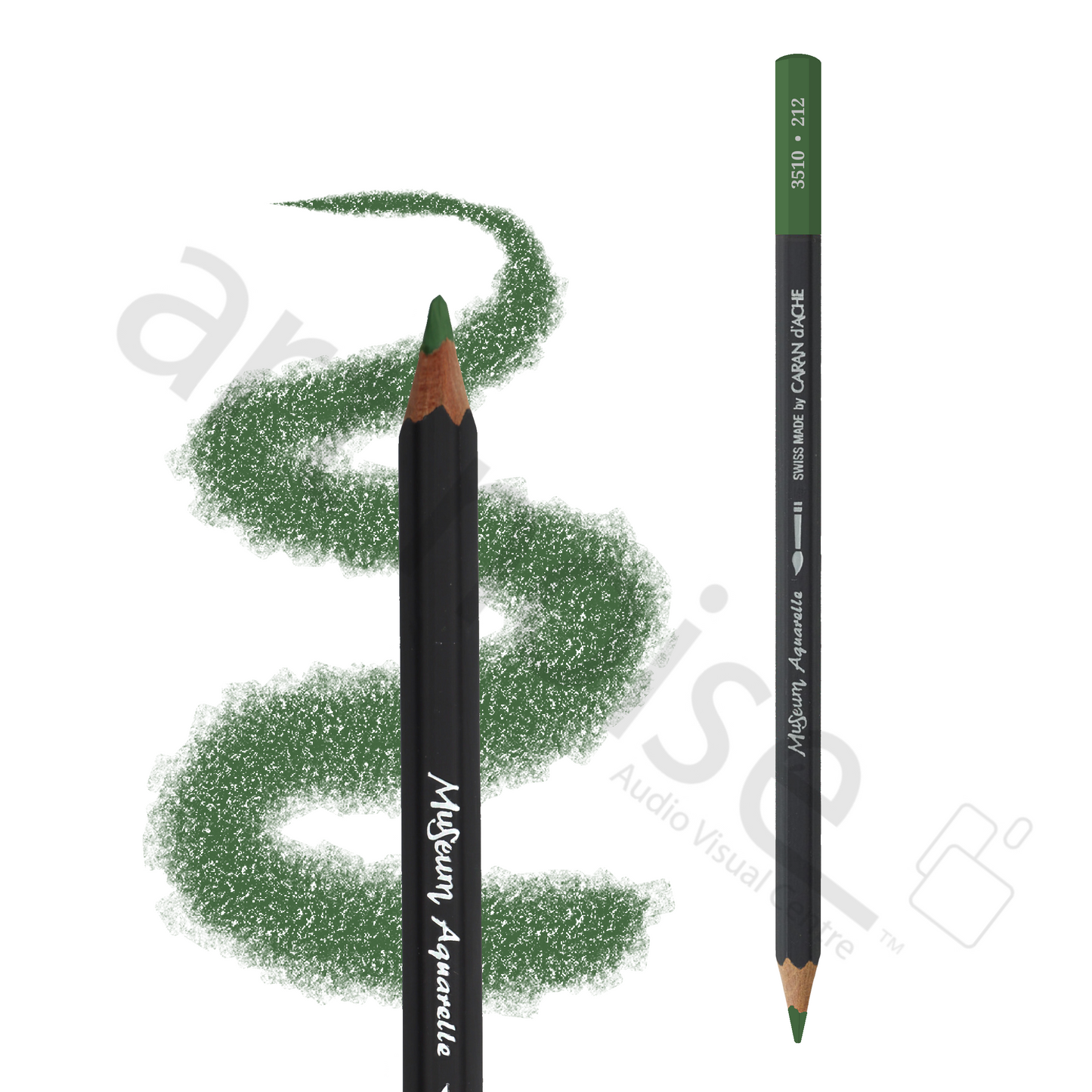 Caran d'Ache - Museum Watercolour Pencil - Blues & Greens