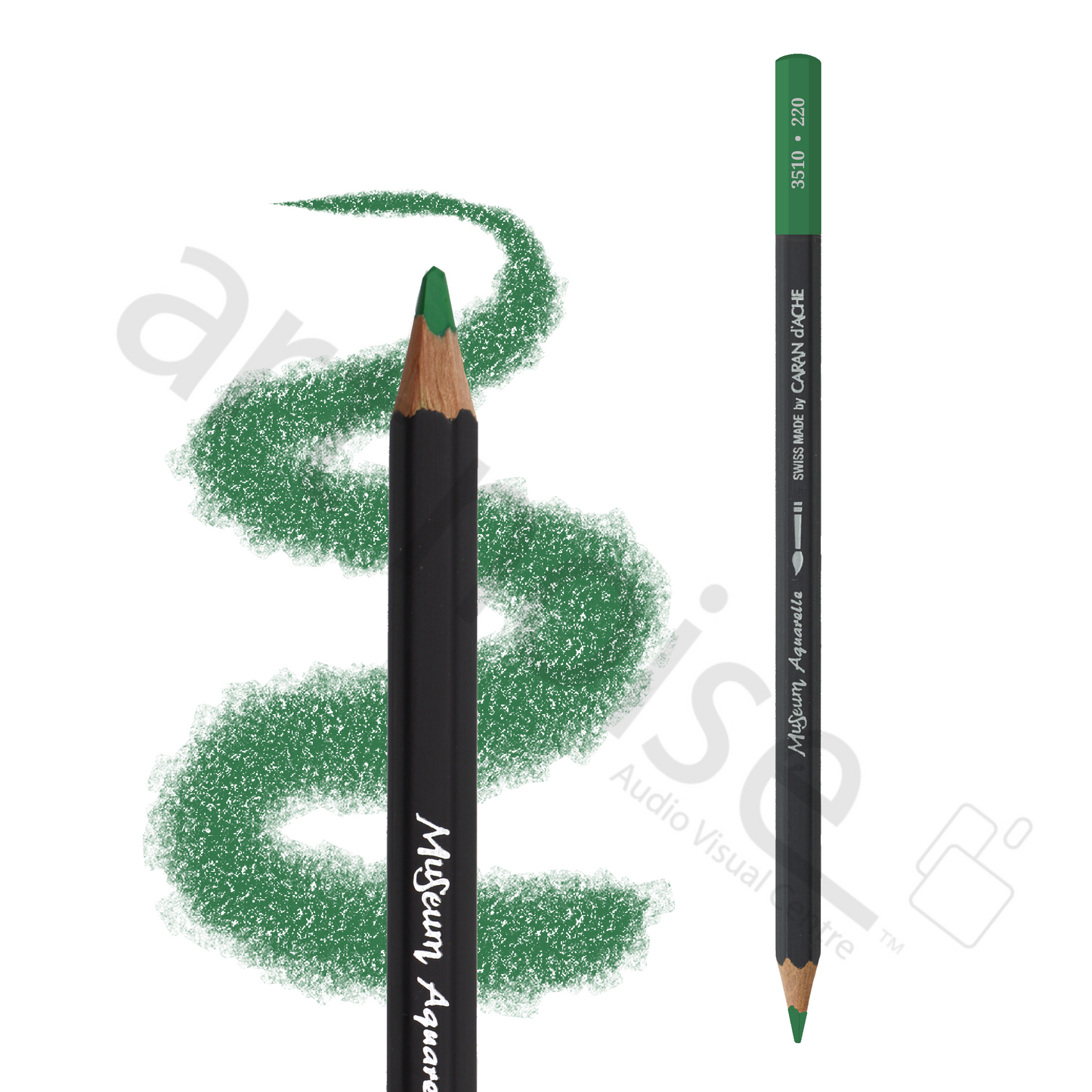Caran d'Ache - Museum Watercolour Pencil - Blues & Greens