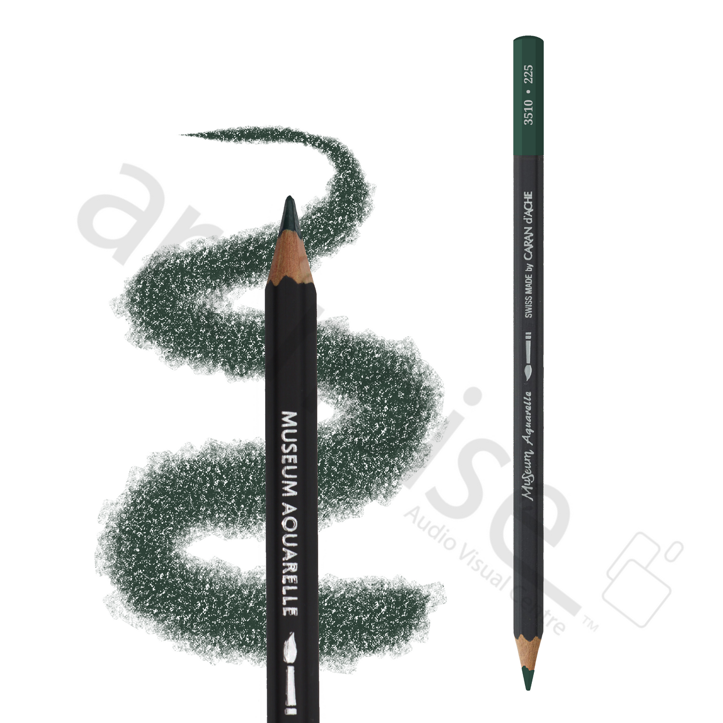 Caran d'Ache - Museum Watercolour Pencil - Blues & Greens