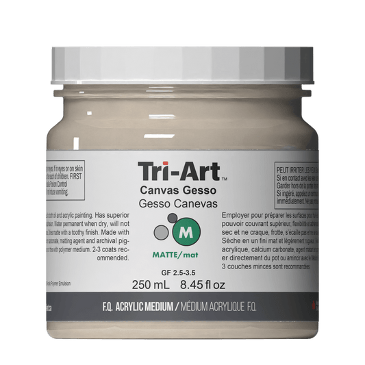 Tri-Art Mediums - Canvas/Ivory Gesso
