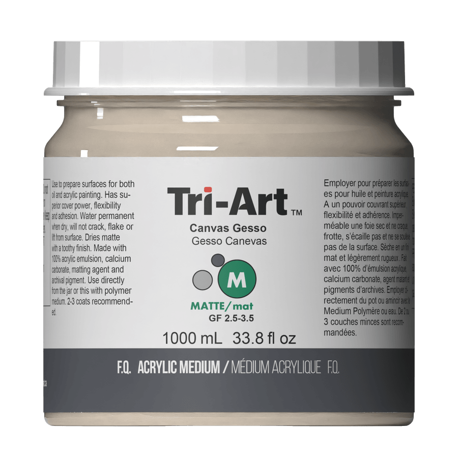 Tri-Art Mediums - Canvas/Ivory Gesso