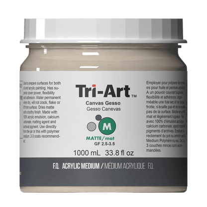 Tri-Art Mediums - Canvas/Ivory Gesso