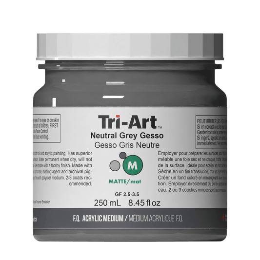 Tri-Art Mediums - Neutral Grey Gesso