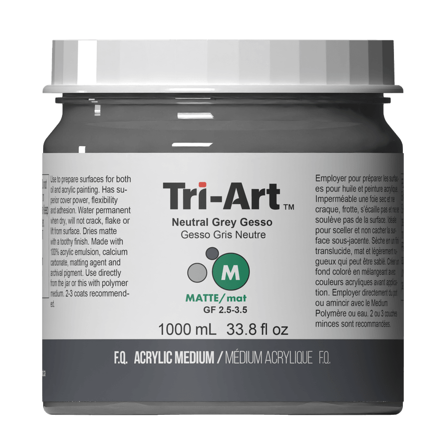 Tri-Art Mediums - Neutral Grey Gesso