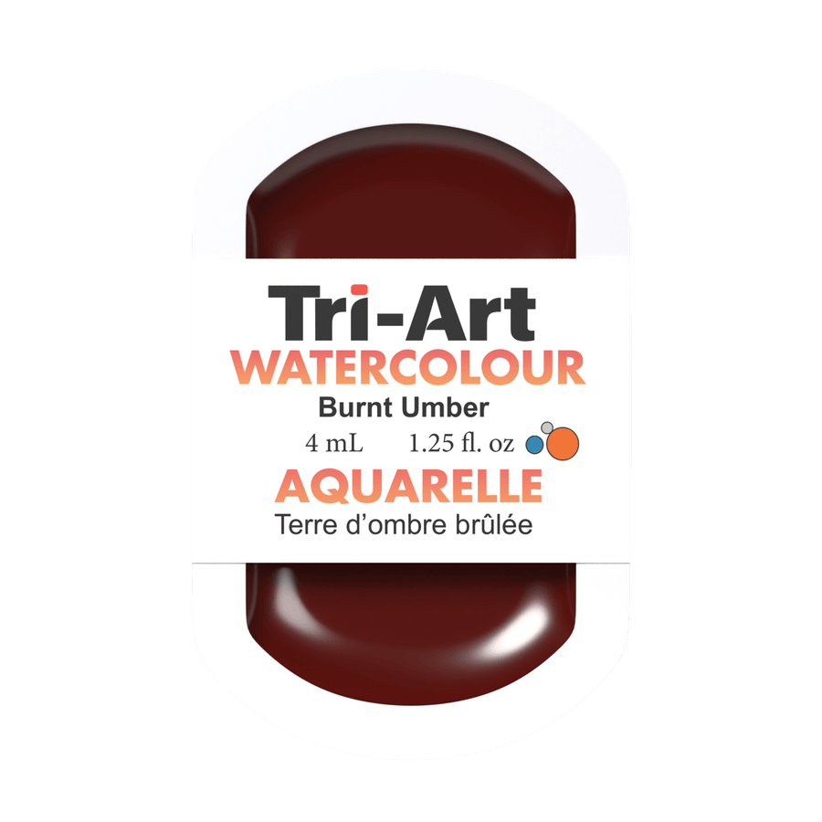 Tri-Art Water Colours - Burnt Umber