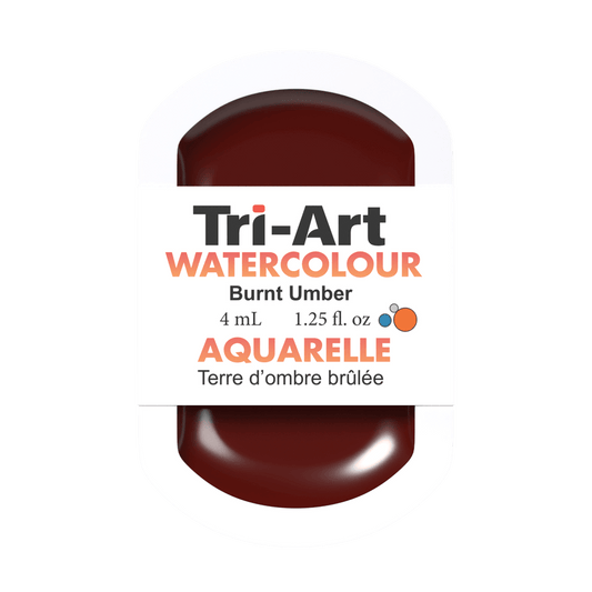 Tri-Art Water Colours - Burnt Umber