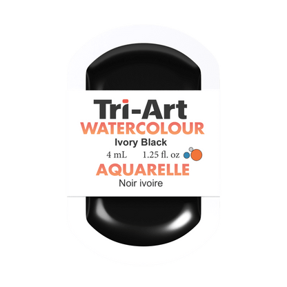 Tri-Art Water Colours - Ivory Black