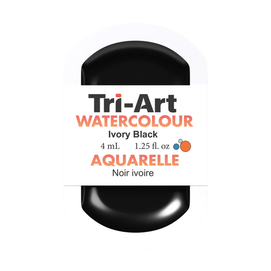 Tri-Art Water Colours - Ivory Black