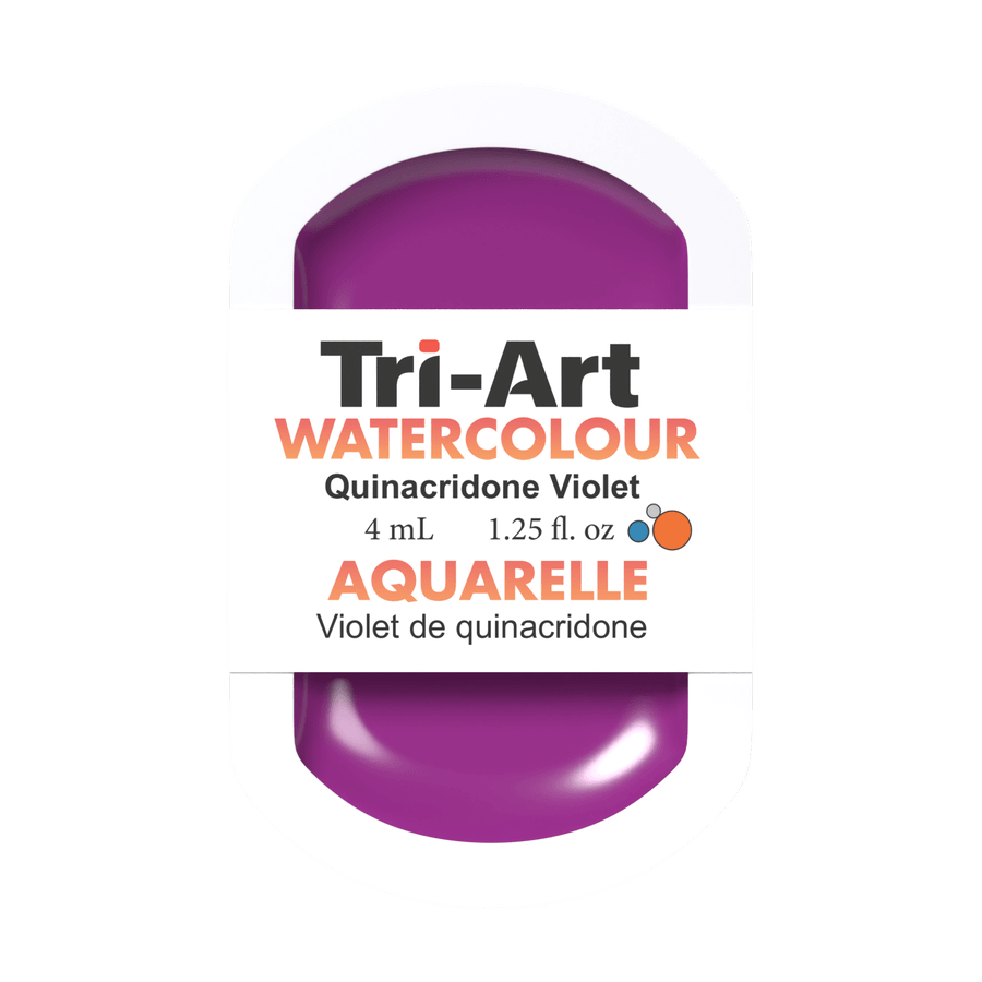 Tri-Art Water Colours - Quinacridone Violet