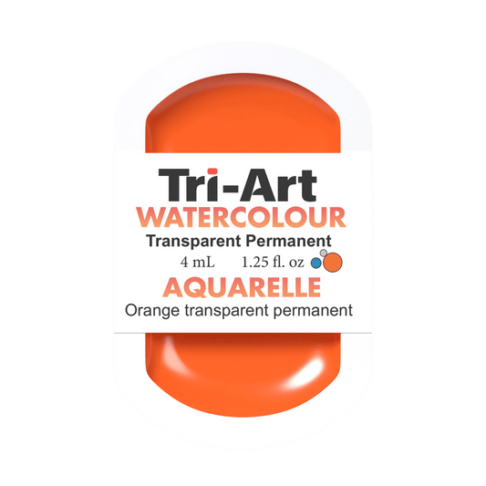 Tri-Art Water Colours - Transparent Permanent Orange