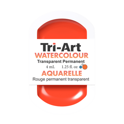 Tri-Art Water Colours - Transparent Permanent Red Light