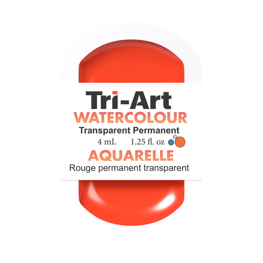 Tri-Art Water Colours - Transparent Permanent Red Light