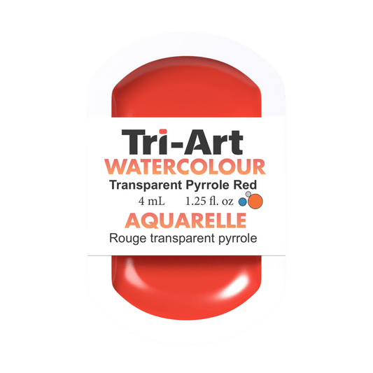 Tri-Art Water Colours - Transparent Pyrrole Red Medium