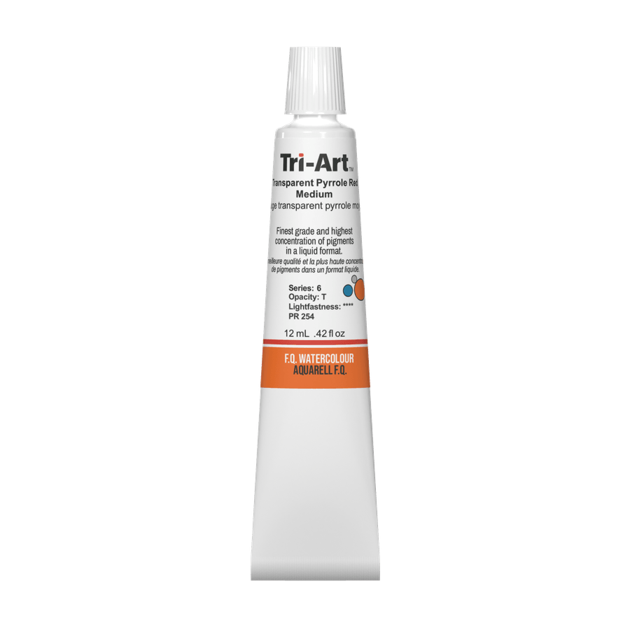Tri-Art Water Colours - Transparent Pyrrole Red Medium