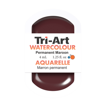 Tri-Art Water Colours - Permanent Maroon