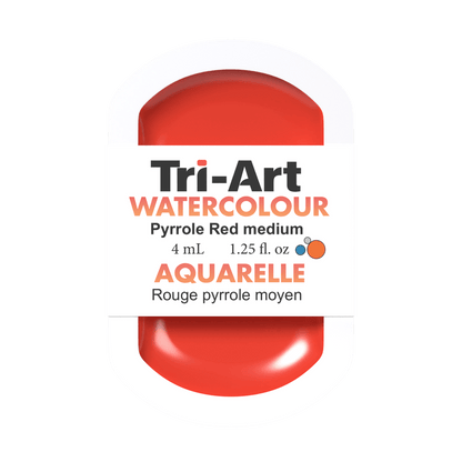 Tri-Art Water Colours - Pyrrole Red Medium