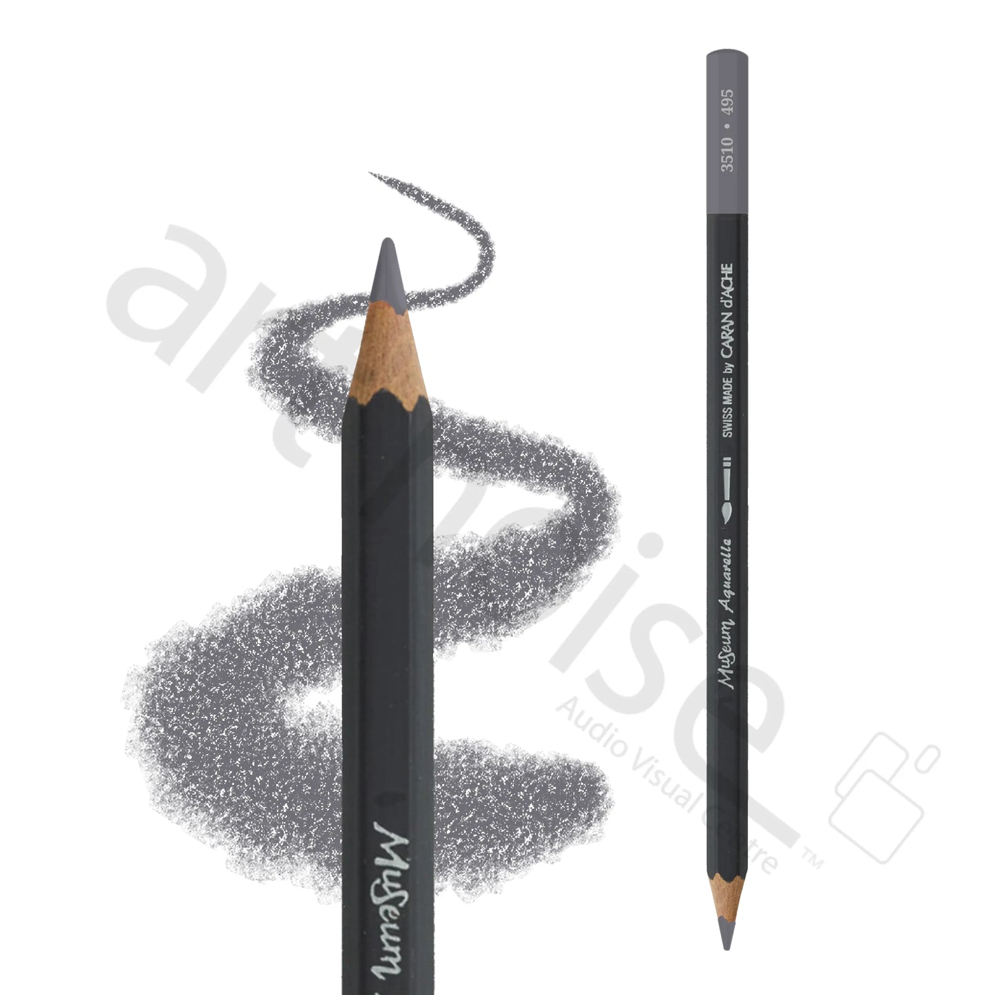 Caran d'Ache - Museum Watercolour Pencil - Black, White and Greys