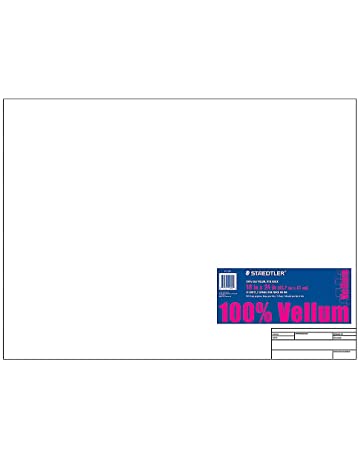 Staedtler-Mars - 100% Rag Vellum Block - 18x24