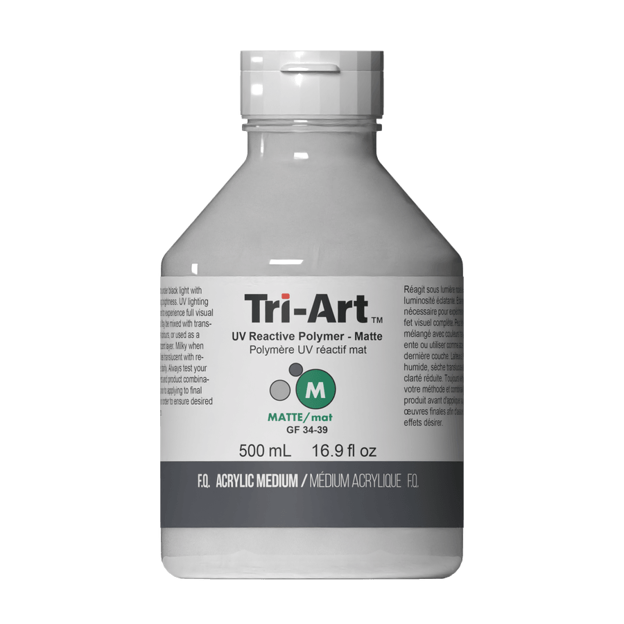 Tri-Art Acrylic Mediums - UV Reactive Polymer Matte