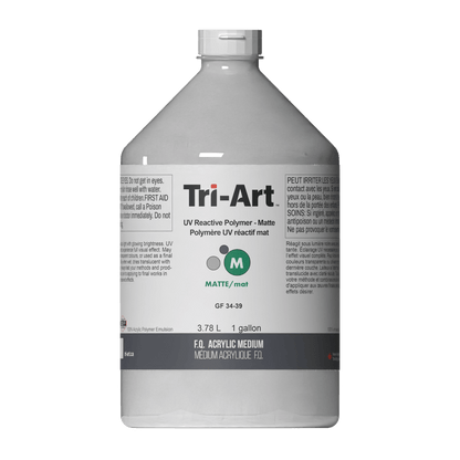 Tri-Art Acrylic Mediums - UV Reactive Polymer Matte