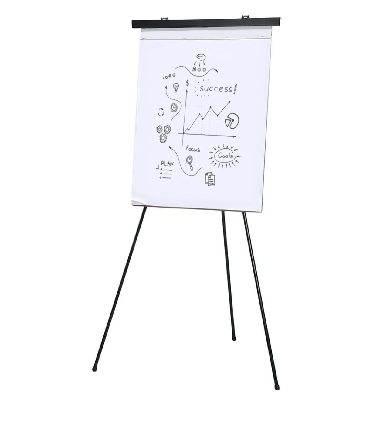 Aluminium Flip Chart Presentation Easel