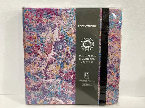 Potentate 100% Cotton Handbook Hot Press, 24 sheets 16x16cm