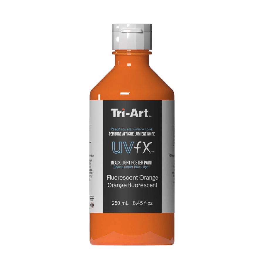 UVFX Black Light Poster Paint - Fluorescent Orange