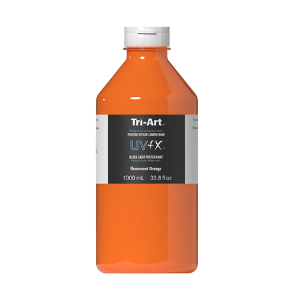 UVFX Black Light Poster Paint - Fluorescent Orange