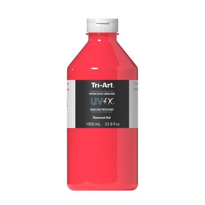 UVFX Black Light Poster Paint - Fluorescent Red