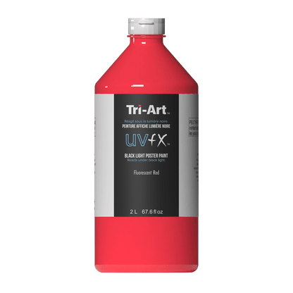 UVFX Black Light Poster Paint - Fluorescent Red