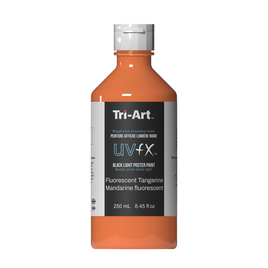 UVFX Black Light Poster Paint - Fluorescent Tangerine