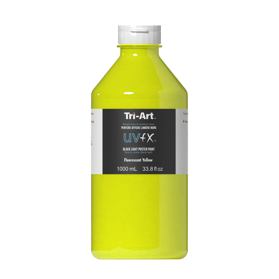 UVFX Black Light Poster Paint - Fluorescent Yellow