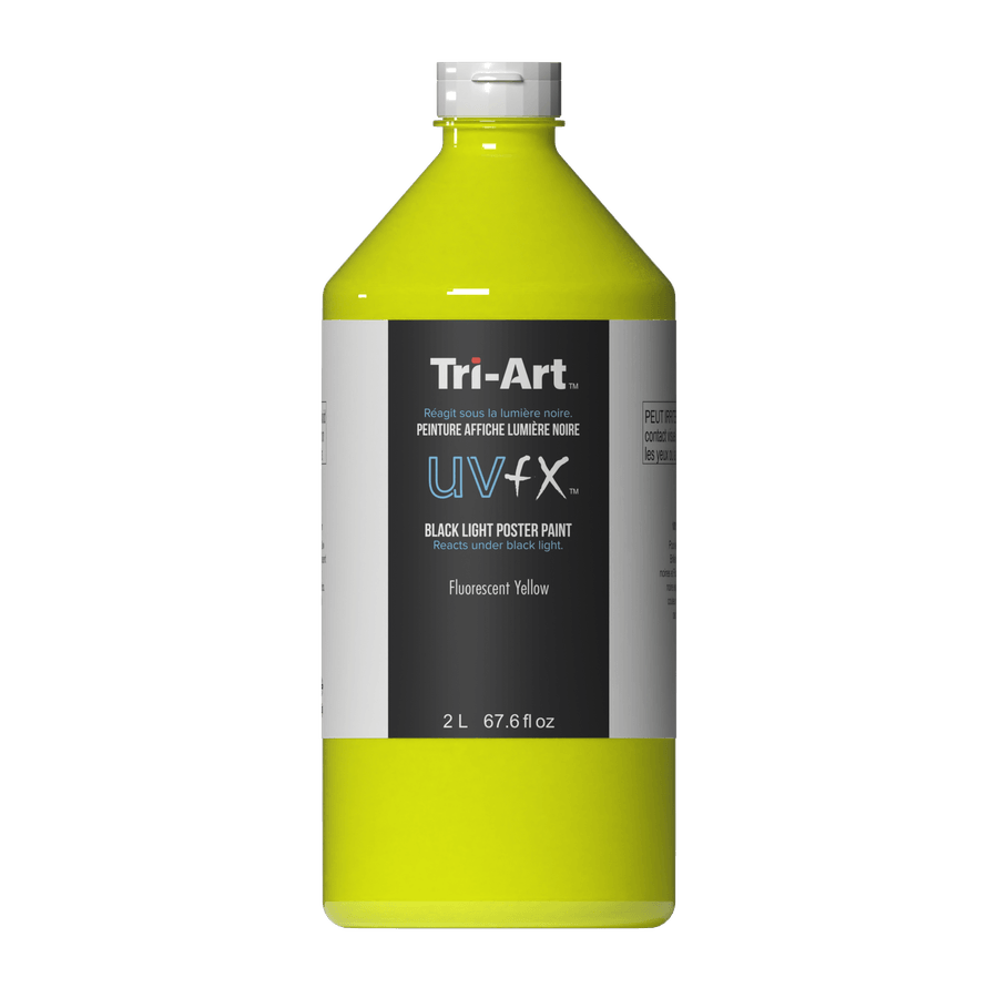 UVFX Black Light Poster Paint - Fluorescent Yellow