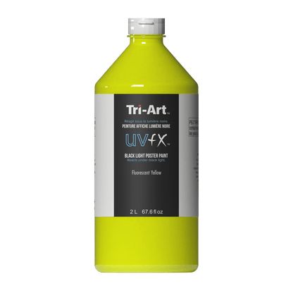 UVFX Black Light Poster Paint - Fluorescent Yellow