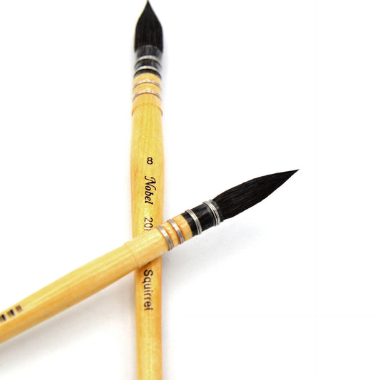 PETIT-GRIS - 100% Pure Pointed Squirrel Hair Mop Brush