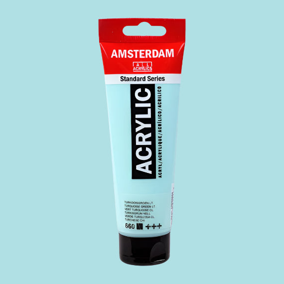 Amsterdam Acrylic Turquoise Green Light 120 ml