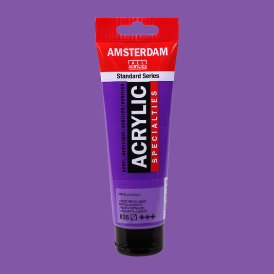 Amsterdam Acrylic Metallic Violet 120ml