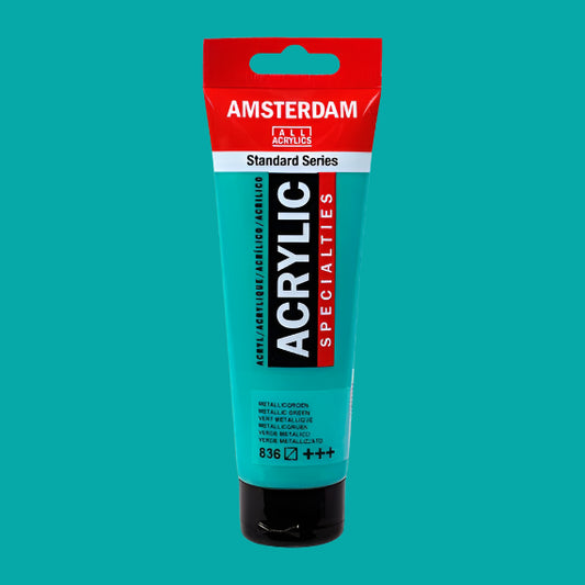 Amsterdam Acrylic Metallic Green 120ml