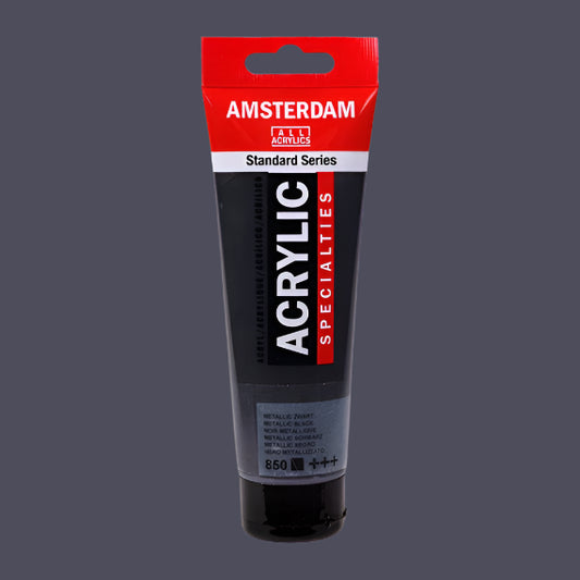 Amsterdam Acrylic Metallic Black 120ml