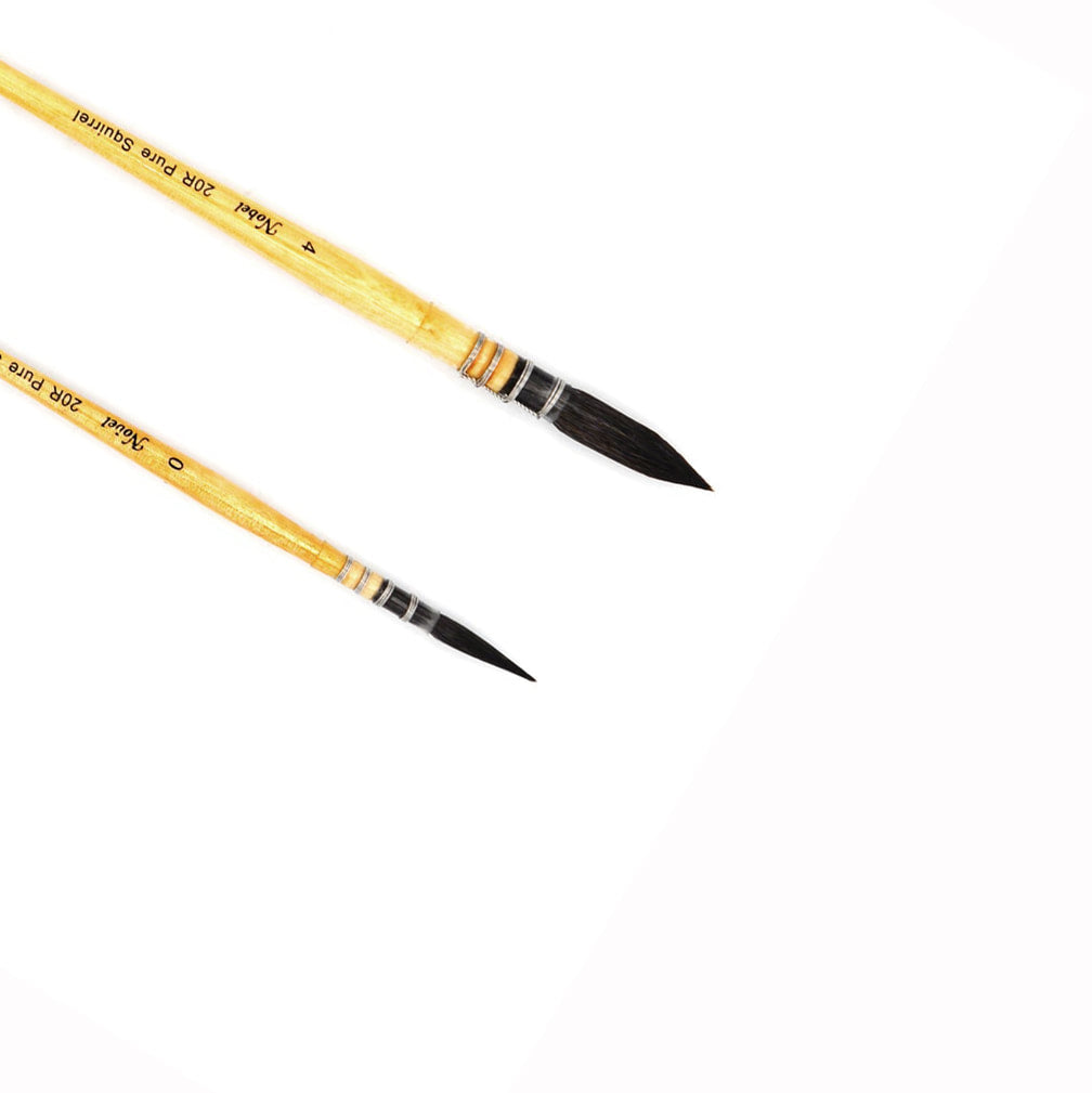 PETIT-GRIS - 100% Pure Pointed Squirrel Hair Mop Brush