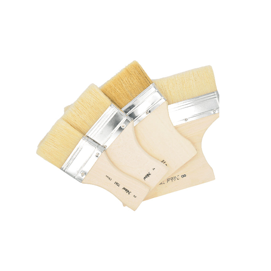 Low Profile White Hog Flat Spalter Brush