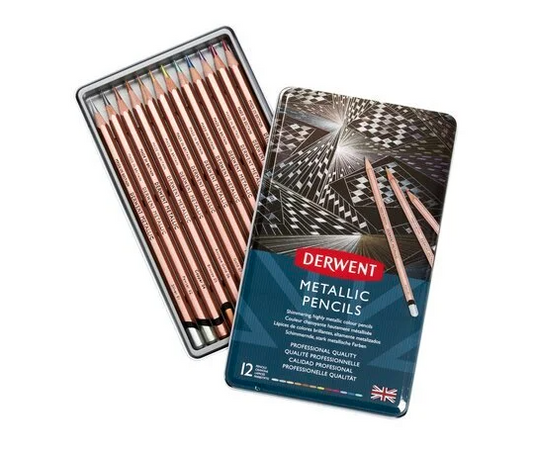 Derwent Metallic Pencils (Set of 12)