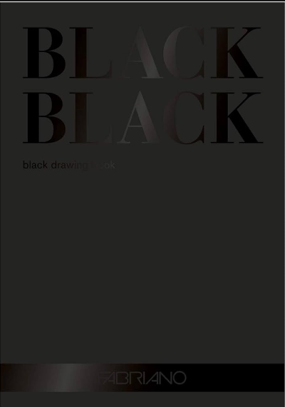 Black Black Fabriano Paper